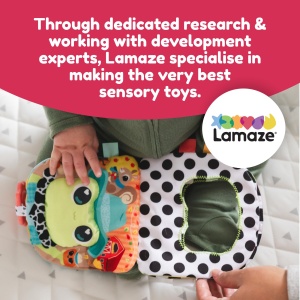 Lamaze Finlee Look Book Cartea de Activitati pentru Bebelusi cu Texturi si Elemente Interactive - Img 6
