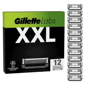Lame de ras Gillette Labs pentru barbati 12 rezerve compatibile cu toate aparatele Gillette Labs