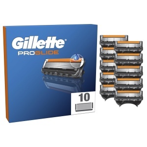 Lame de ras Gillette ProGlide, 10 bucati, cu tehnologie Flexball, multi-color