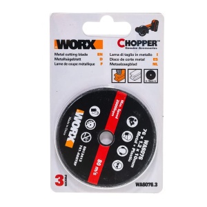 Lame de taiere metalice WORX WA6076.3, 76 mm, compatibile WX801 - Img 5