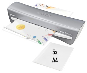 Laminator A4 Leitz iLAM 73680089, 80-125 microni, incalzire rapida, gri