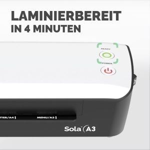 Laminator Fellowes Sola A3 Anti-blocare 125 Microni Functie Oprire Automata - Img 3