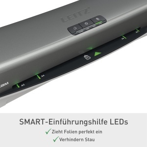 Laminator Leitz iLAM Office Pro A3, 1 minut incalzire, 75-175 microni, grialb - Img 5