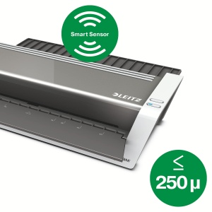 Laminator Leitz Touch 2 iLAM A3 Alb-Antracit High Speed pentru Birou si Scoala - Img 3