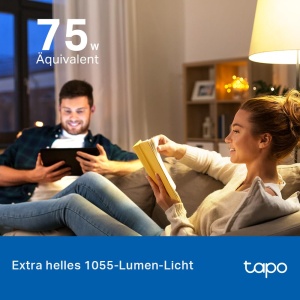 Lampa Alexa Tapo TP-Link L535E E27, certificata mata, 1055 lumeni, bec Wi-Fi inteligent reglabil multicolor, compatibil cu Alexa, Siri sau Google Assistant, programare si cronometru - Img 3