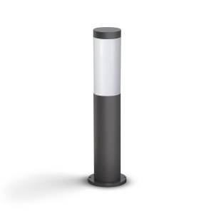 Lampa cu piedestal LED de exterior PHILIPS Utrecht, exterioara, antracit, 60W, clasa de protectie IP44, bec inlocuibil - Img 4