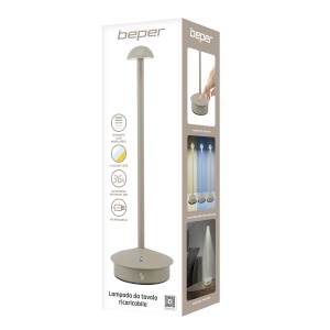 Lampa de birou BEPER P207ILI152, LED reincarcabila, 3 tonuri de culoare, USB Type-C - Img 8