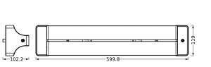 Lampa de birou LEDVANCE Office Line, 24W, 2700lm, rotativa, neagra - Img 5