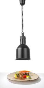 Lampa de incalzire Hendi infrarosu reglabila pe inaltime aluminiu negru - Img 2