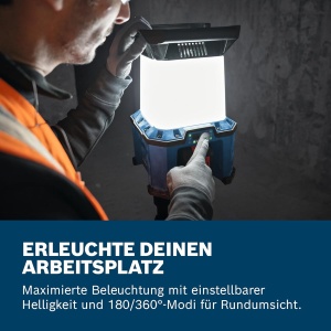 Lampa de lucru Bosch GLA 18VH-7500, 7500 Lumen, Hybrid, USB-C - Img 3