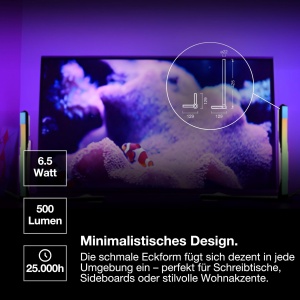Lampa de masa inteligenta Osram Smarte, 7.5W, RGB Magic, negru, dimmabila - Img 3