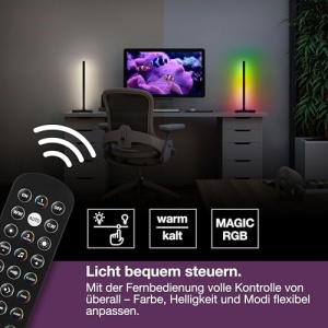 Lampa de masa LED inteligenta Osram, 7.5W, RGB, argintie, dimmabila - Img 4