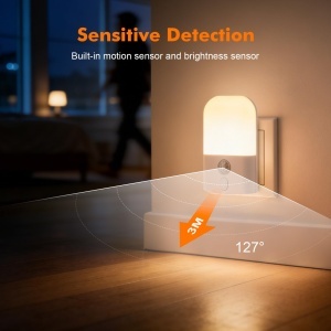 Lampa de noapte cu senzor de miscare GRIFEMA, 10 lm, 2700 K - Img 4
