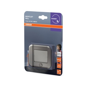 Lampa de Noapte Osram NIGHTLUX, Argintie, IP54, cu Senor de Miscare - Img 3