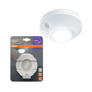 Lampa de tavan Osram NIGHTLUX cu senzor de miscare, alba, IP20, 4000 K