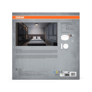 Lampa de tavan Osram ORBIS PARIS 400mm, neagra, design modern, 2XE27 - Img 3