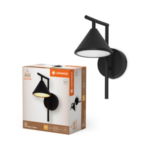Lampa decorativa LEDVANCE Fuji Wall, 5W, 3000K, Negru