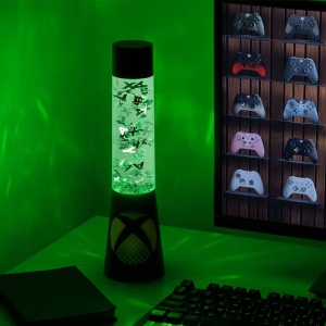 Lampa decorativa XBOX Flow cu simboluri controller USBbaterii 33 cm - Img 2