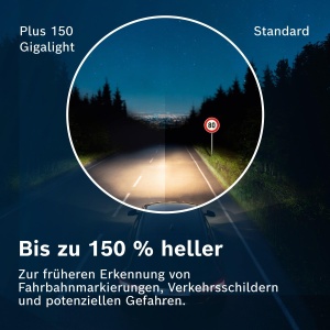 Lampa Halogen pentru Scheinwerfer Bosch H4 Plus 150 Gigalight, 12V 6055W, 150 Lumina - Img 4