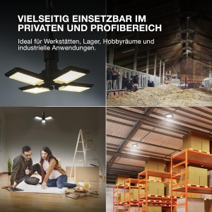 Lampa Highbay OSRAM Blade, 23 W, 2350 lm, Negru, E27 - Img 6