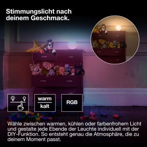 Lampa inteligenta Osram SMART WIFI, 4W, RGB, dimmabila, negru - Img 4