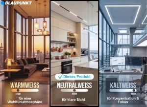 Lampa LED Blaupunkt A60 E27 6W, 600 Lumen, 4000K - Img 3