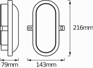 Lampa LED de Exterior Ledvance, 11W, Negru, IP54 - Img 4