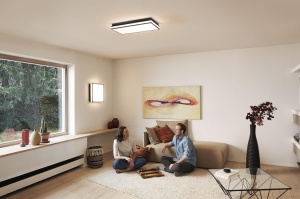 Lampa LED Deckenleuchte LEDVANCE ORBIS MAGNET SMART Wi-Fi 42W, 3000-6500K, Neagra - Img 7