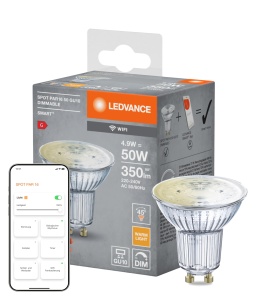 Lampa LED Dimmabila Ledvance SMARTWIFIPR165W827230VDIMFRGU104X1, 50W, WiFi