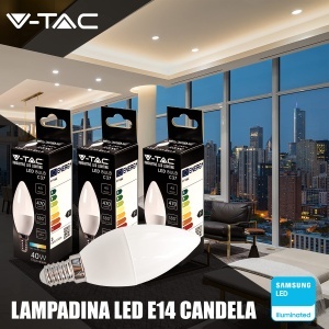 Lampa LED E14 V-TAC 10x, 4.5W, 470 Lumen, 4000K Alb Neutru - Img 3
