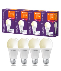 Lampa LED inteligenta LEDVANCE Smart, E27, 806 Lumen, dimabila, 4 buc