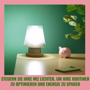 Lampa LED inteligenta WiZ A60, E27, Energie clasa A, economisire energie 40 - Img 4