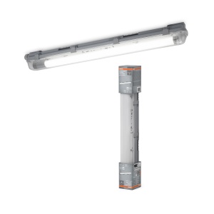 Lampa LED Osram 60cm 8W cu senzor de miscare, gri, IP65 - Img 1