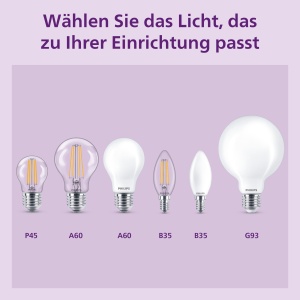 Lampa LED Philips Classic A60, 60W, E27, 2700K, 6 bucati - Img 7