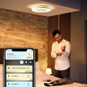 Lampa LED Philips Hue Being, 2500 lm, dimabila, alba - Img 4