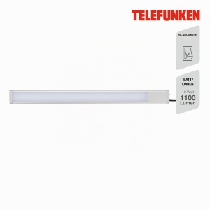 Lampa LED sub blat TELEFUNKEN 57,5 cm, 10 W, lumina neutra, argintie - Img 2
