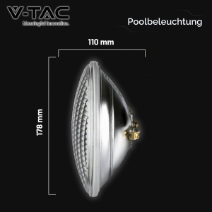 Lampa LED subacvatica V-TAC 12W PAR56, 1260 Lumen, IP68, Kaltwei - Img 7