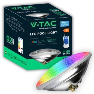 Lampa LED subacvatica V-TAC PAR56 RGB 12W, 1260 Lumen, IP68