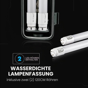 Lampa LED V-TAC 120 CM 36W IP65 cu Chip Samsung, 3400 Lumen, Neutral Alb 4000K - Img 6