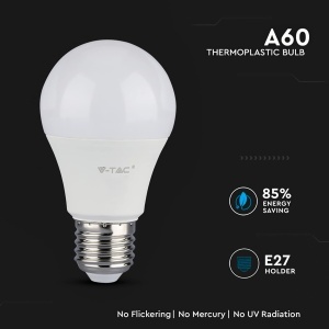 Lampa LED V-TAC E27 8,5W 806 Lumen 6500K Alb Rece - Img 5