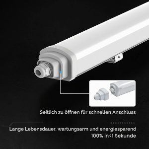 Lampa LED V-TAC TK-Series 120 cm 36W IP65, 4320 Lumen, Neutral Alb 4000K - Img 9