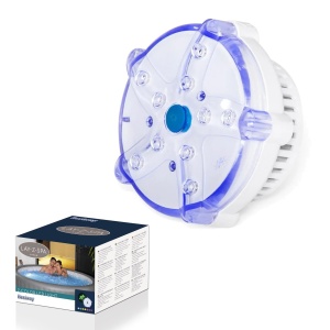 Lampa LED waterproof Bestway Lay-Z-SPA, 7 culori, 9,2 x 6,2 cm