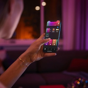 Lampa suspendata Philips Hue Perifo - Lumina alba si colorata, Dimbara, Bluetooth - Img 3