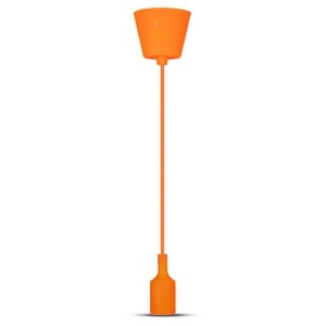 Lampa suspendata V-TAC model SKU.3484, E27, portocalie, 1000 mm