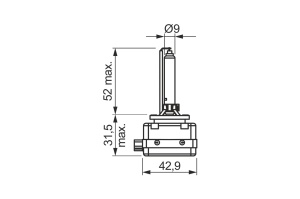 Lampa Xenon Bosch D1S, 35W, 5500K, PK32d-2 - Img 4