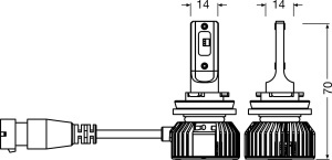 Lampi LED Osram NIGHT BREAKER H9, 6000K, 12V, 2 bucati - Img 5