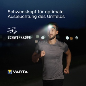 Lanterna frontala VARTA H30R, LED reincarcabila, usoara, rezistenta la stropi - Img 8