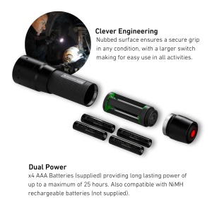 Lanterna LED Ledlenser P7 Core, 450 lm, 300m, 4 baterii AAA - Img 3