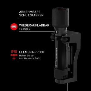 Lanterna LED Ledlenser P7R Pro, 2000 Lumen, 60h autonomie, IP68 - Img 5