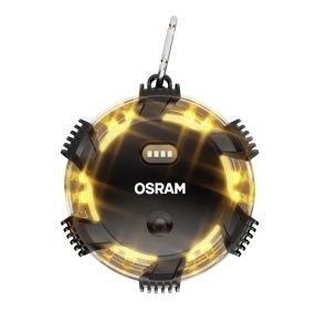 Lanterna LED Osram LEDguardian Road Flare, 360 lumina portocalie, 16 LED-uri - Img 3
